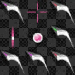 Radium animated mouse cursor