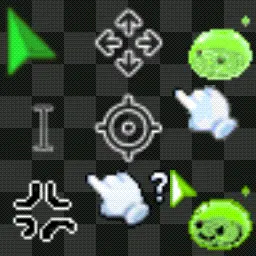 Ragnarok Online Green animated mouse cursor
