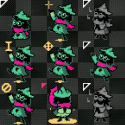 Ralsei (Deltarune) animated mouse cursor