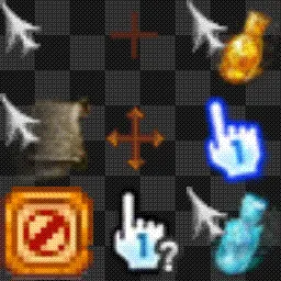 Random animated mouse cursor