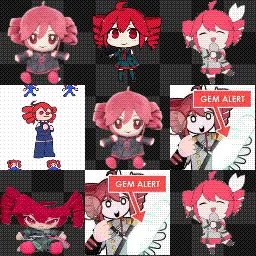 Random Teto Pointer animated mouse cursor
