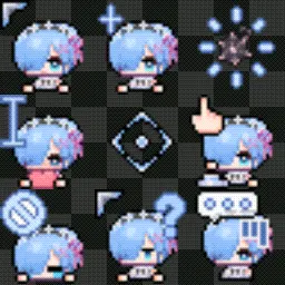 Re:Zero Rem [Animated - Awake Pointer] animated mouse cursor