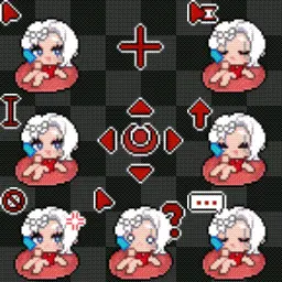 Red Angel animated mouse cursor