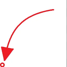 red arrow mouse cursor