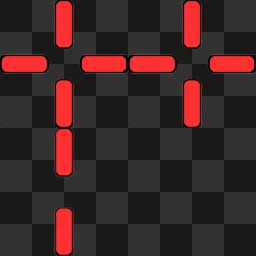 red crosshair mouse cursor