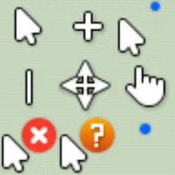 Remus White animated mouse cursor