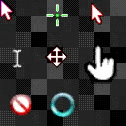 RGB animated mouse cursor