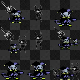 roaring jevil dance animated mouse cursor