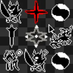 Roaring Knight Cursor Deltarune