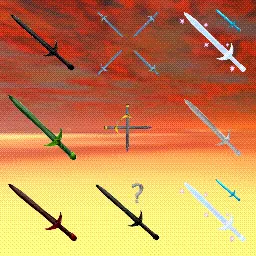 Roblox Swords animated mouse cursor