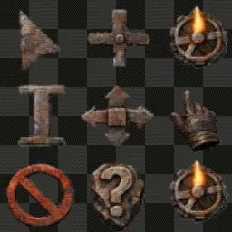Rusted mouse cursor