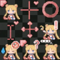 Sailor Moon Set mouse cursor