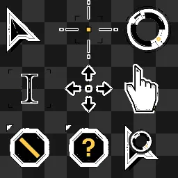 Sci-Fi Cursor: Sharp