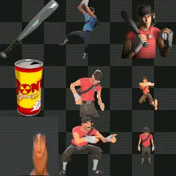 Scout - TF2 animated mouse cursor