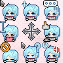 Seed (Zenless Zone Zero) animated mouse cursor