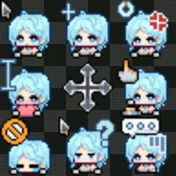 Seed (ZZZ) animated mouse cursor