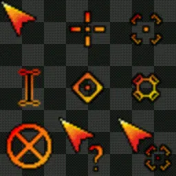 Serious Sam Bogus Detour style animated mouse cursor