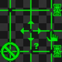 Simple green Cross mouse cursor