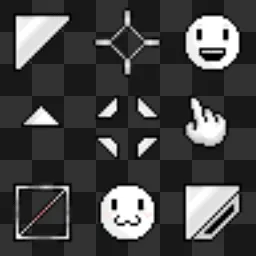 Simplistic Pixel animated mouse cursor