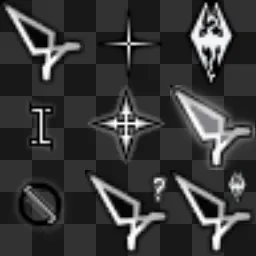 Skyrim animated mouse cursor