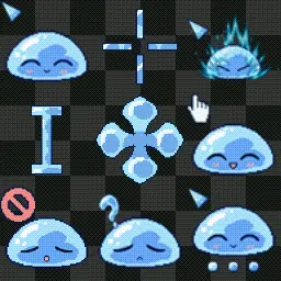slime animated mouse cursor