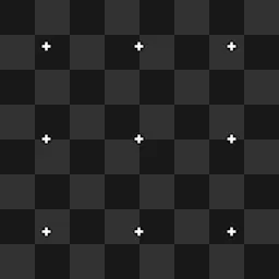smaller cross + mouse cursor