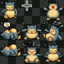 snorlax pokemon animated mouse cursor