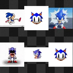 sonic 2.0 animated mouse cursor