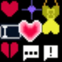 soul deltarune mouse cursor