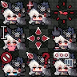 Specter the Unchained | Arknights (Black) [Animated] animated mouse cursor