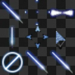 Star Wars Lightsaber animated mouse cursor
