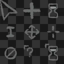 stop motion animated mouse cursor