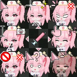 Sumi Serina(Blue Archive) animated mouse cursor