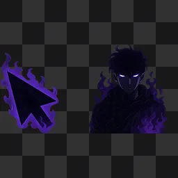Sung Jinwoo animated mouse cursor