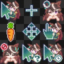 Symboli Rudolf (Umamusume) animated mouse cursor