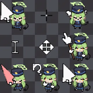 Tachibana Twin Sisters animated mouse cursor