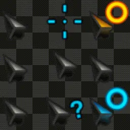 TechnoBlue animated mouse cursor