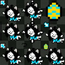 TEMMIE undertale animated mouse cursor