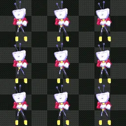 Tenna Deltarune Dance animated mouse cursor