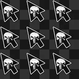 The Punisher mouse cursor
