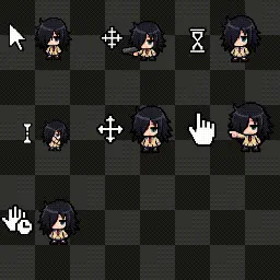 Tomoko kuroki (Watamote) mouse cursor