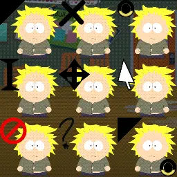 tweek tweak south park animated mouse cursor