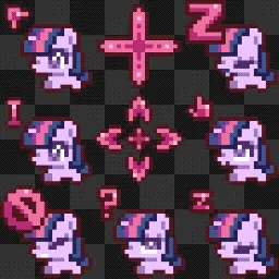 Twilight Sparkle (My Little Pony / MLP) mouse cursor