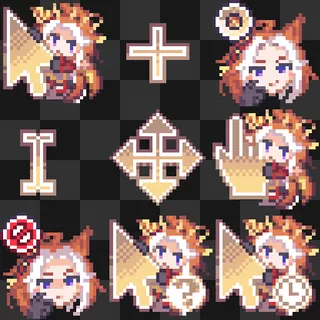 Umamusume animated mouse cursor