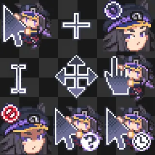 Umamusume pretty derby animated mouse cursor