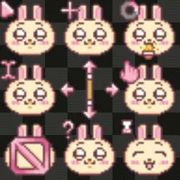 Usagi animated mouse cursor