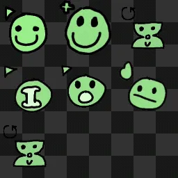 V1 green cursor