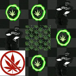 weed v2 animated mouse cursor