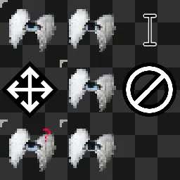 weirdcore eye animated mouse cursor