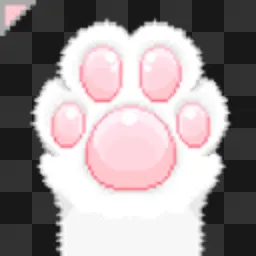 white cat's paw animated mouse cursor
